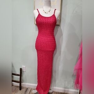 SOLID RUCHED MAXI DRESS